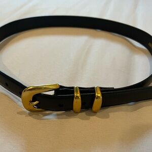 Aritzia Solid brass leather belt (never worn )